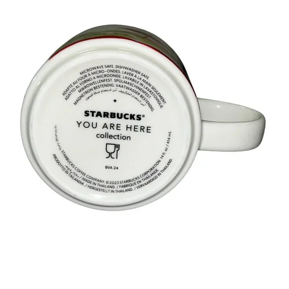 Starbucks You Are Here Casablanca Morocco Mug 14oz 2023 Used - Picture 6 of 13